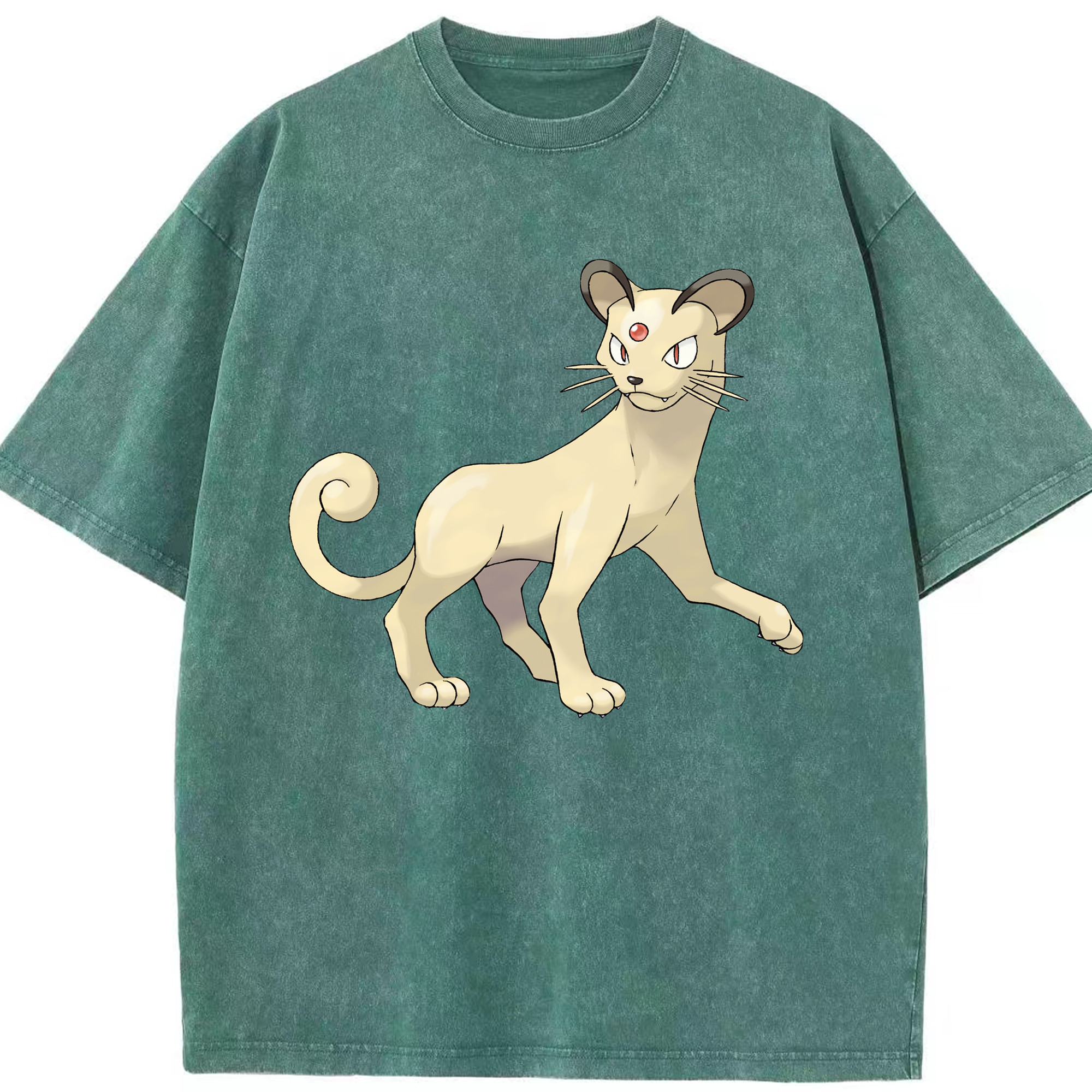 （画像用） ポケットモンスター Pokémon 綿100% ヴィンテージ風 半袖Tシャツ（フロントプリント）
